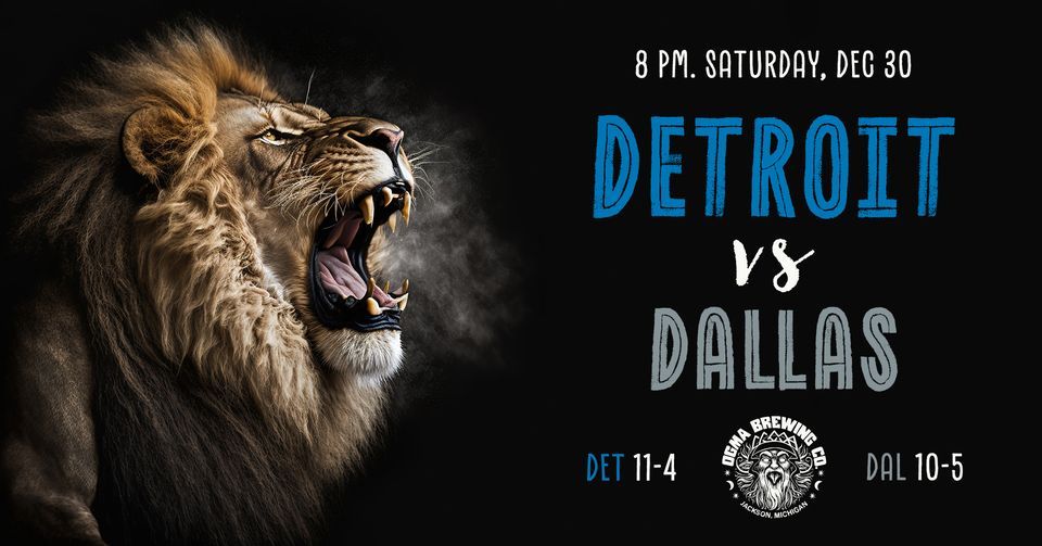 Football & Doom Claw Detroit vs Dallas, Ogma Brewing Co., Jackson