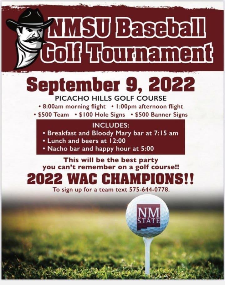 2022 NMSU BASEBALL GOLF TOURNAMENT, Picacho Hills Country Club, Las