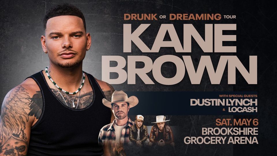 Kane Brown Drunk or Dreaming Tour 2023 Special Guests with Dustin
