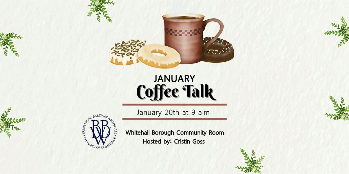 January Coffee Talk, 20 January | Event in Pittsburgh | AllEvents