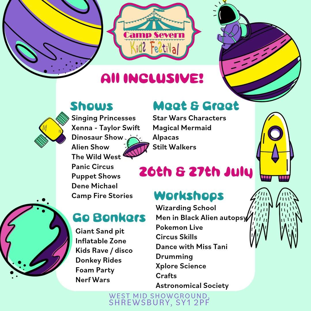 Camp Severn - Kids Festival, 25 July | Event in Shrewsbury | AllEvents