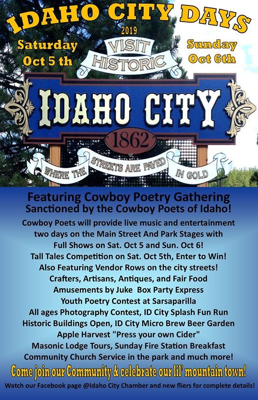 Idaho City Days 2019 sponsored by IC Chamber, Idaho City, Idaho, 5