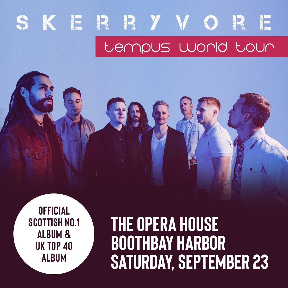 Skerryvore at Rams Head On Stage, 8 September | Event in Annapolis | AllEvents