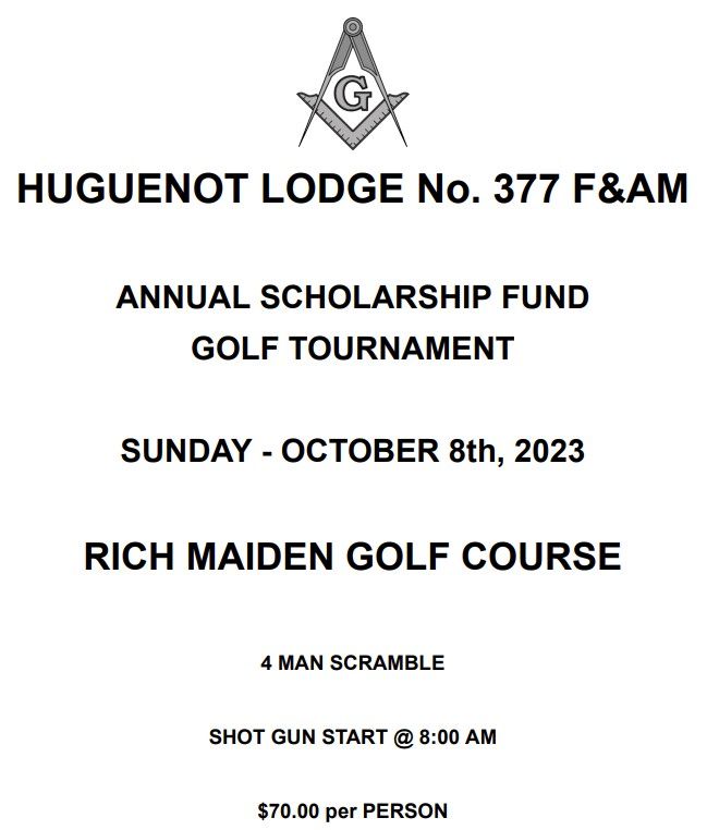 Annual Scholarship Golf Tournament Rich Maiden Golf Course Fleetwood 