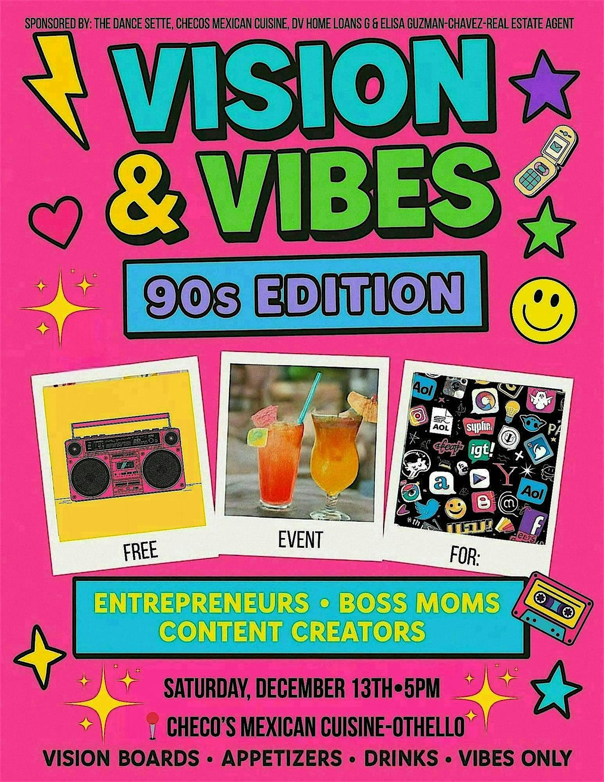 ✨Vision & Vibes 90's Edition, 13 December | Event in Othello | AllEvents