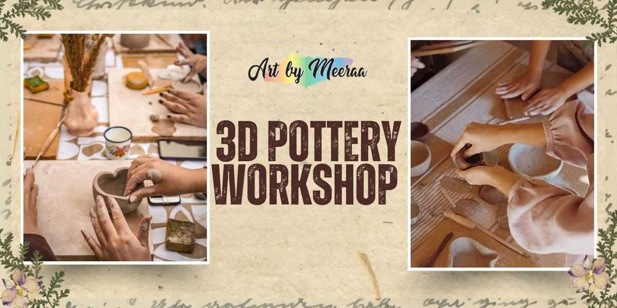 3D Pottery Workshop, 31 August | Event in Mumbai | AllEvents