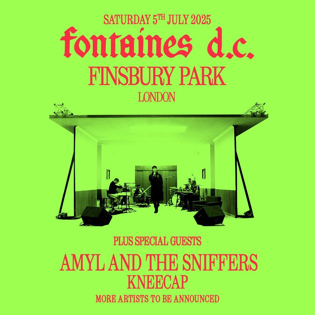 Fontaines DC London Tickets, 5 July | Event in London | AllEvents