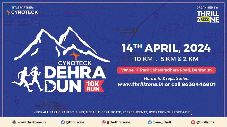 Cynoteck Dehradun 10k Run 2024 (4th Edition)
