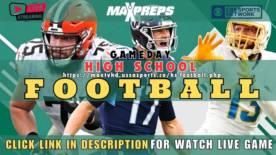 Avon vs. Brunswick | Varsity Football Live, Avon High School (Ohio), 25  August to 26 August