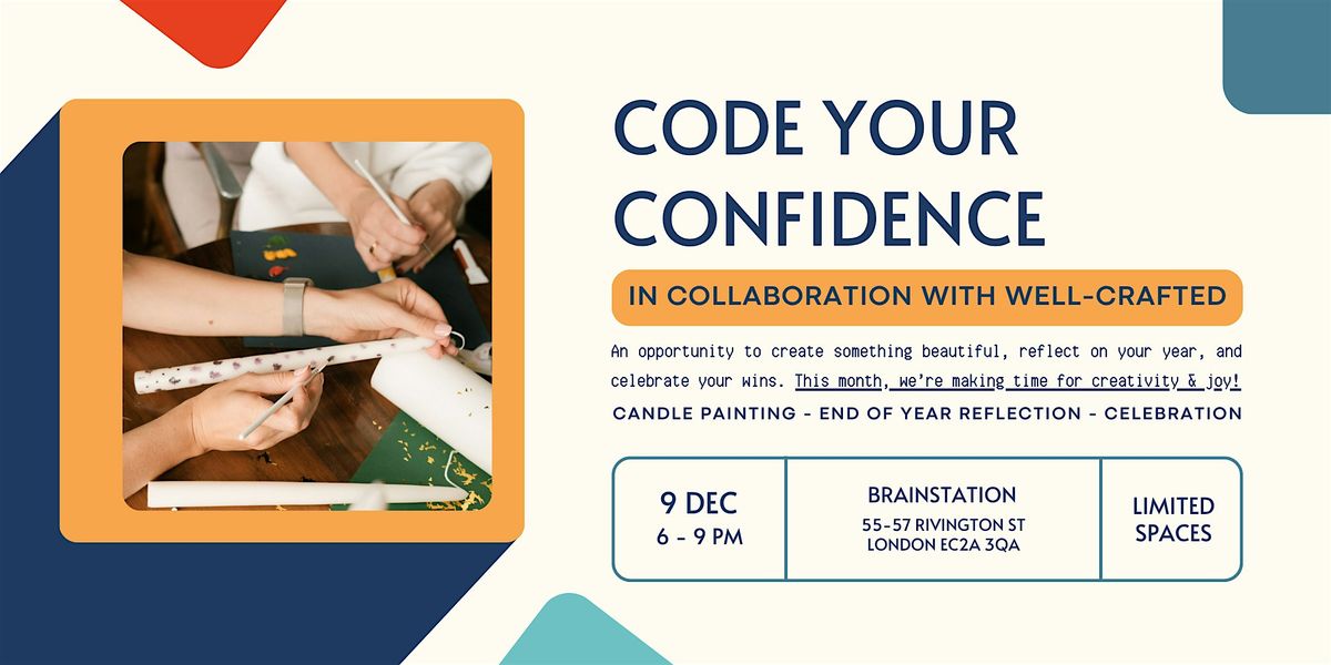 Craft Your Confidence: Candle Painting Workshop with Well-Crafted, 9 December | Event in London | AllEvents