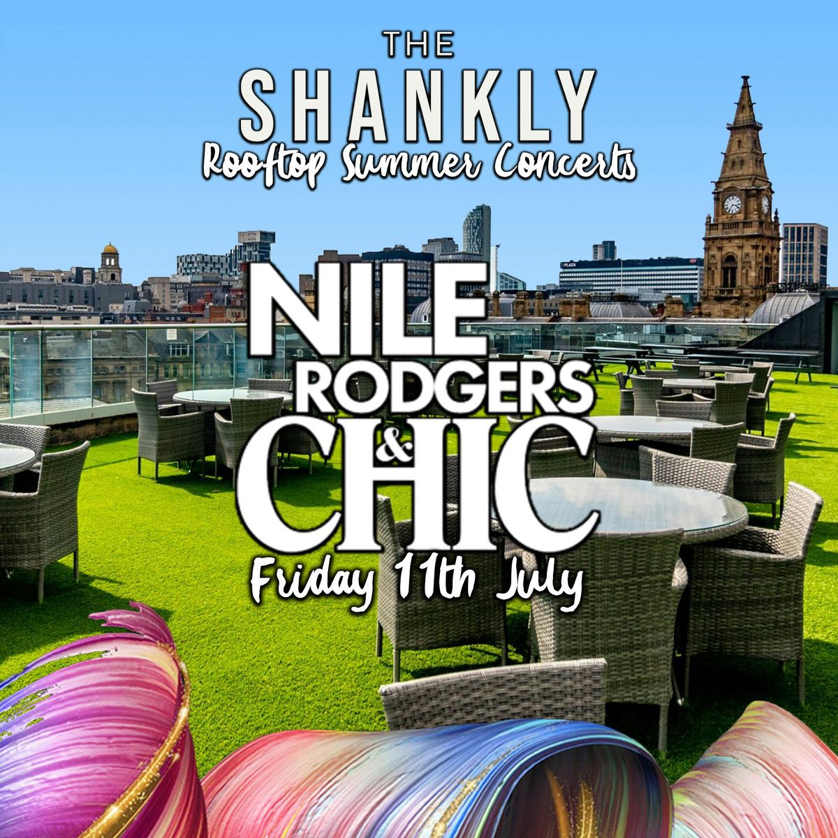 Nile Rogers &amp; CHIC Live Tribute - The Shankly Rooftop Summer Concert, 11 July | Event in Liverpool