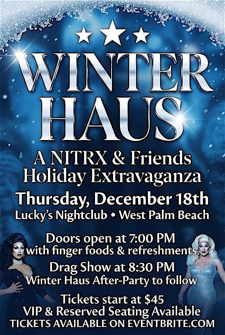 WINTER HAUS  HOLIDAY EXTRAVAGANZA, 18 December | Event in West Palm Beach | AllEvents