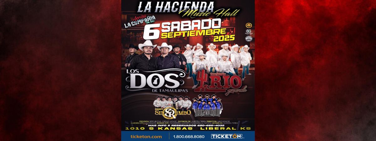 LOS DOS DE TAMAULIPAS & MÁS , 6 September | Event in Liberal | AllEvents