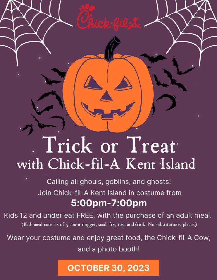 Trick or Treat with ChickfilA Kent Island, ChickfilA Kent Island