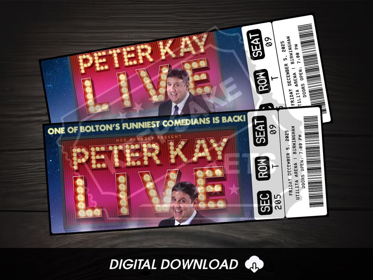 Peter Kay Birmingham Tickets, 5 December | Event in Birmingham | AllEvents