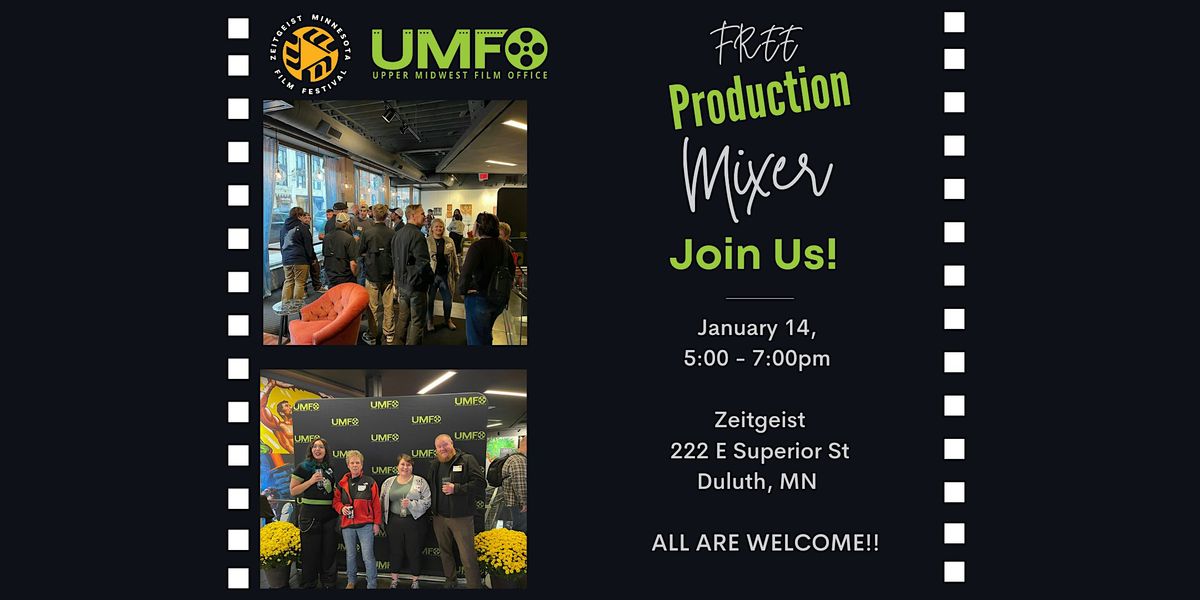 Production Mixer, 14 January | Event in Duluth | AllEvents