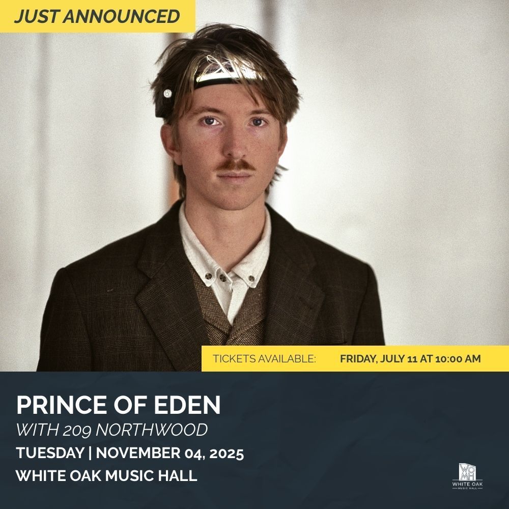 Prince of Eden, 3 November | Event in Houston | AllEvents