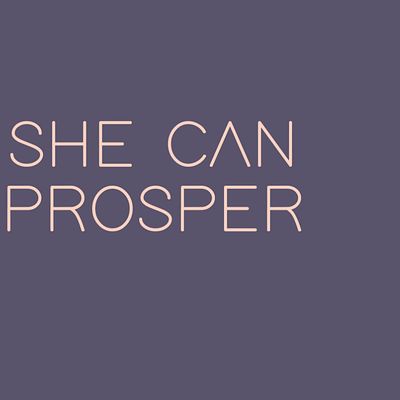 She Can Prosper logo
