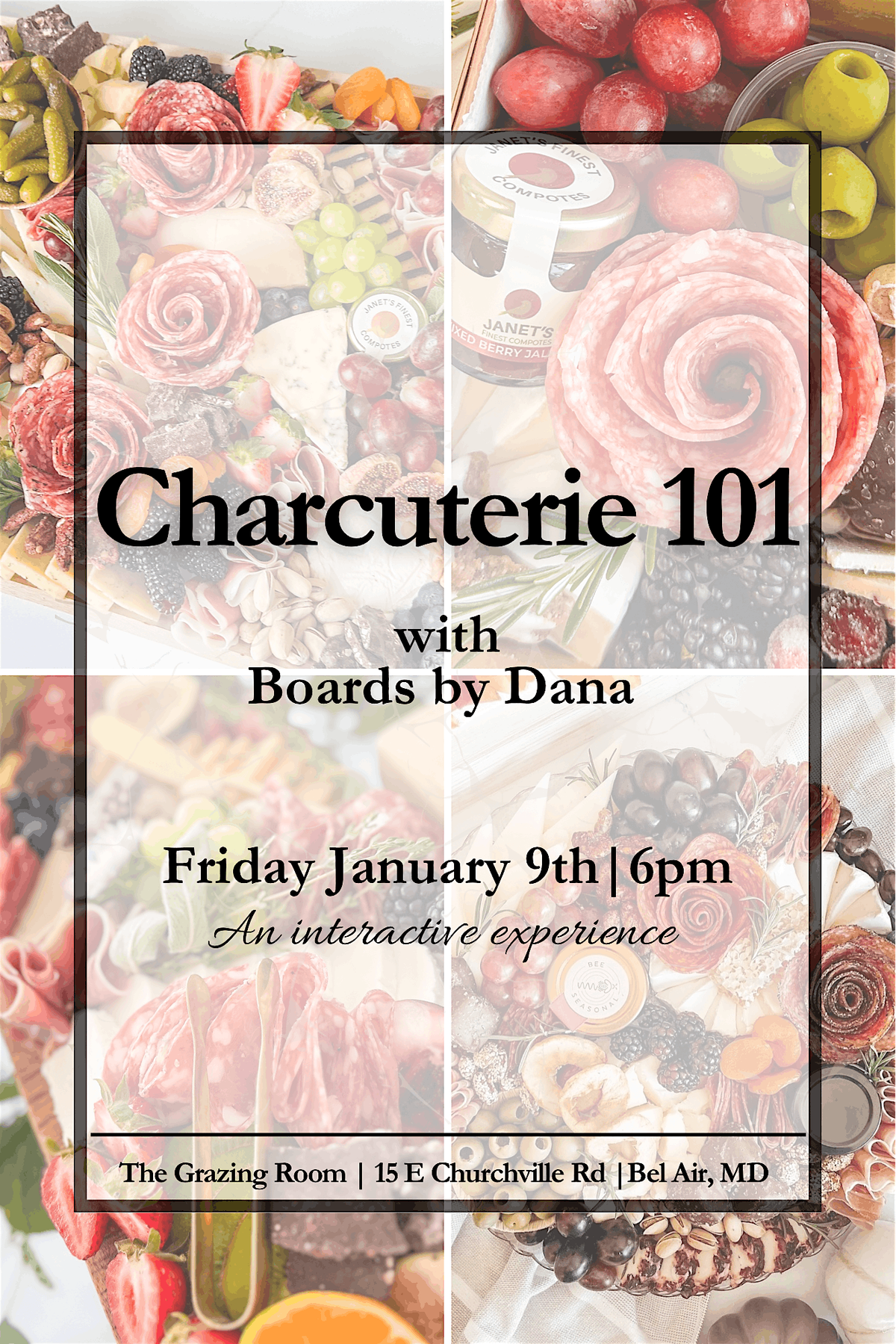 Charcuterie 101 - Charcuterie Board Workshop at The Grazing Room, 9 January | Event in Bel Air | AllEvents