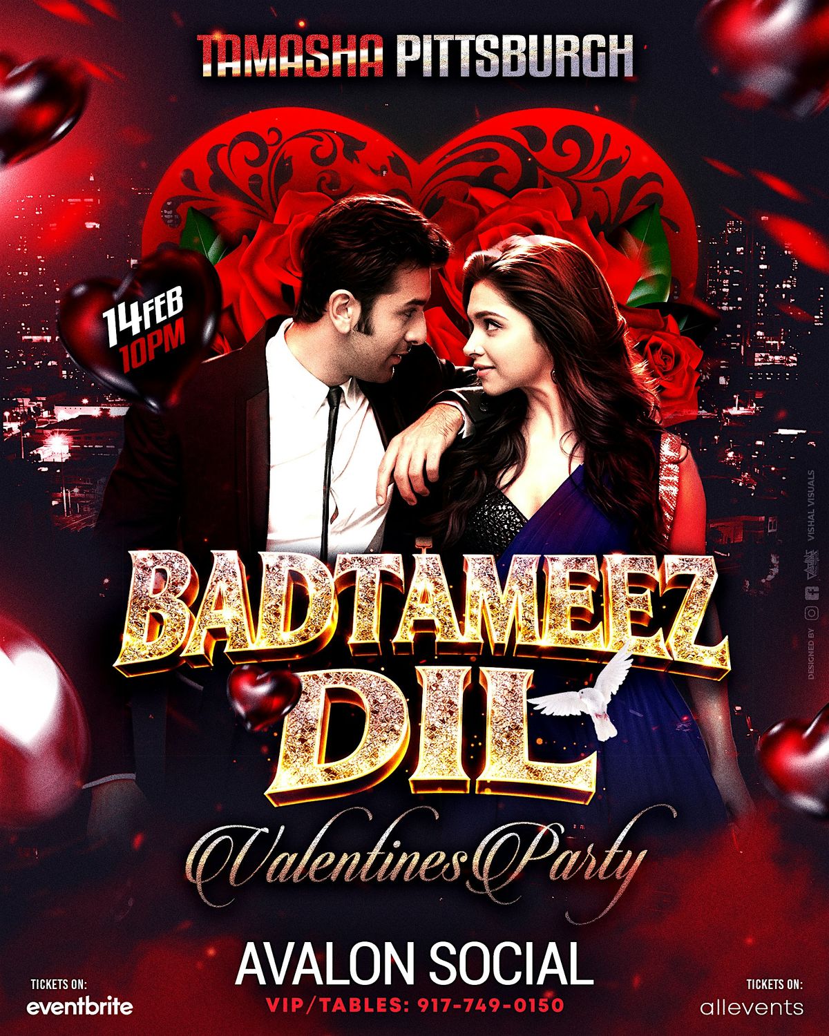 PITTSBURGH BOLLYWOOD VALENTINES NIGHTOUT @AVALON SOCIAL