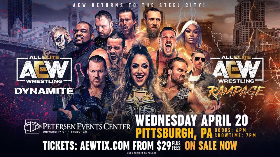 Spirit Halloween Pittsburgh Mills 2022 Aew Dynamite Rampage Pittsburgh Pa 4 20 22 Petersen Events Center Pittsburgh April 20 2022 Allevents In