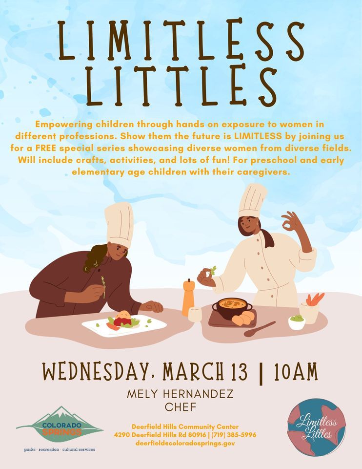 Limitless Littles Chef Mely Hernandez, Deerfield Hills Community Center & Sprayground, Colorado