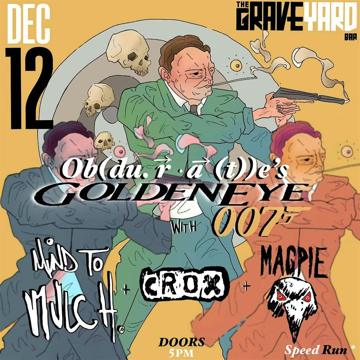 Obdurate's GoldenEye 007 speedrun show, 12 December | Event in Coburg North | AllEvents