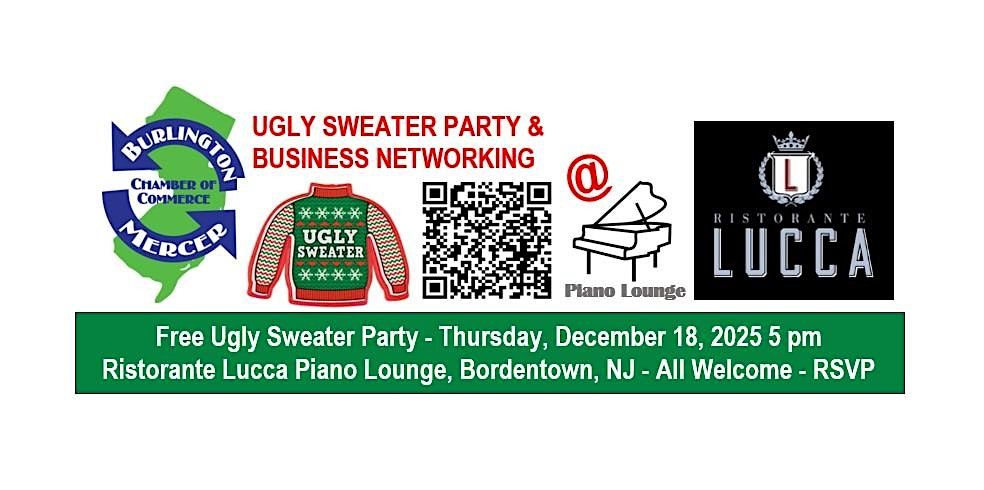 FREE  "Ugly Sweater Party" Evening Business Networking, 18 December | Event in Bordentown | AllEvents