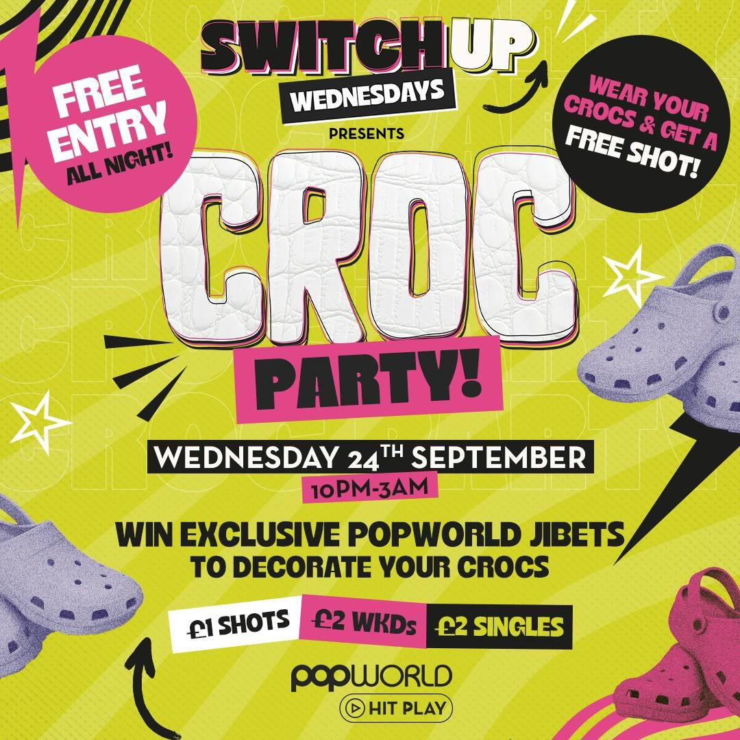 Switch Up- Croc Party, 24 September | Event in Southampton | AllEvents