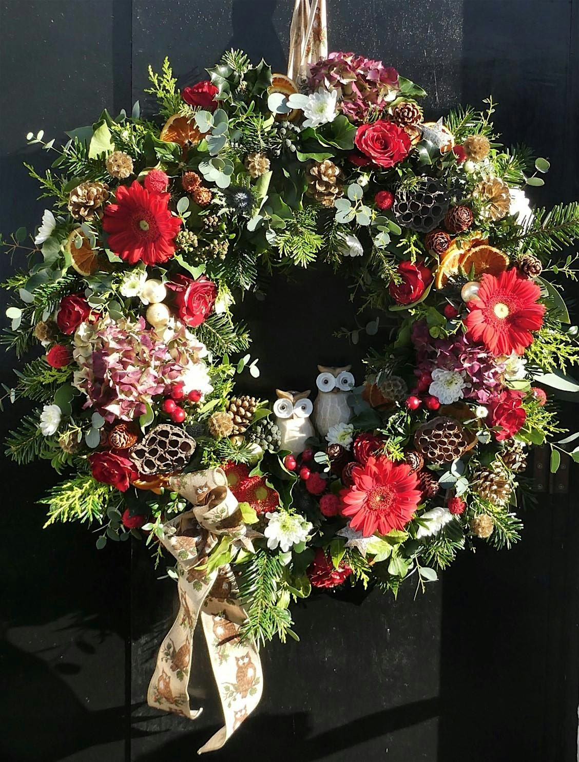 Wreath Making Workshop with Stormwhisper Floral Art, 30 November | Event in La Grève de Lecq | AllEvents