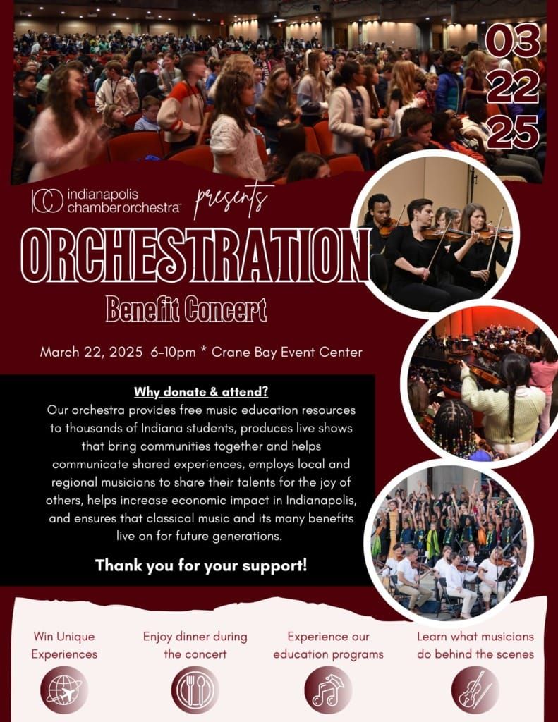Indianapolis Chamber Orchestra - Miami In Motion at Howard L. Schrott Center for the Arts, 22 November | AllEvents