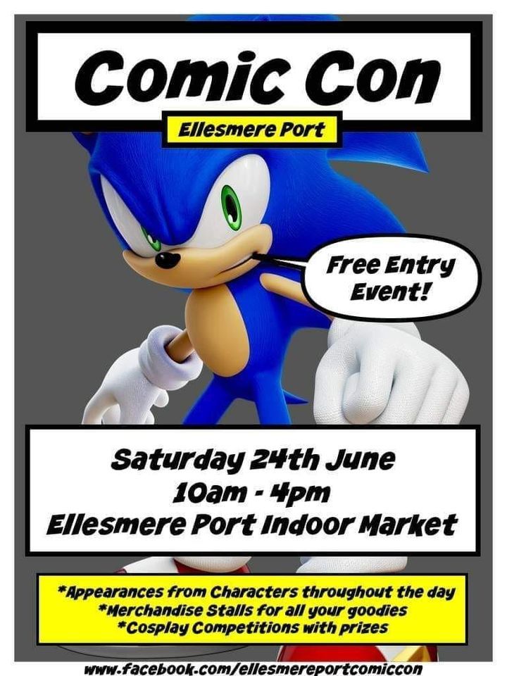 ELLESMERE PORT COMIC CON , Ellesmere Port Flea Market, Hawarden, 24