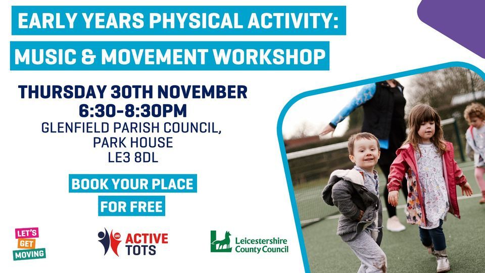 Early Years Physical Activity Music Movement Workshop Glenfield early-years-physical-activity-music-movement-workshop-glenfield