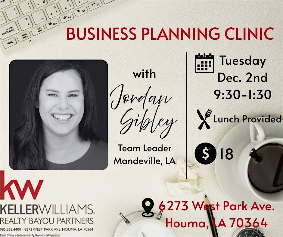2026 BUSINESS PLANNING CLINI, 2 December | Event in Houma | AllEvents