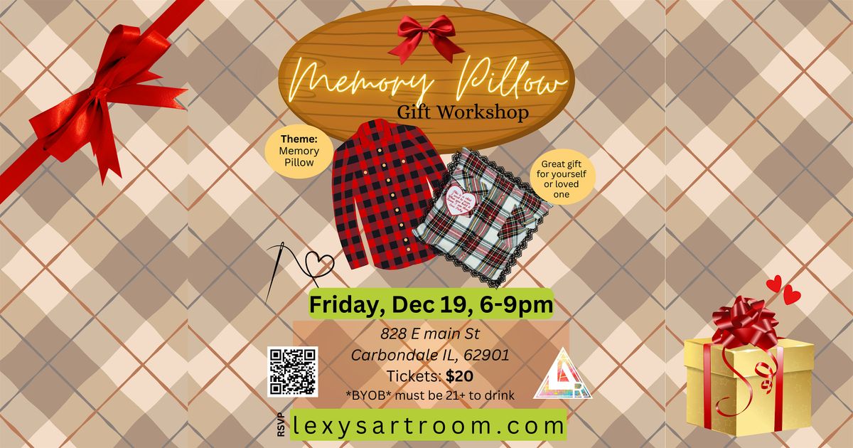Memory Pillow Gift Workshop, 19 December | Event in Carbondale | AllEvents