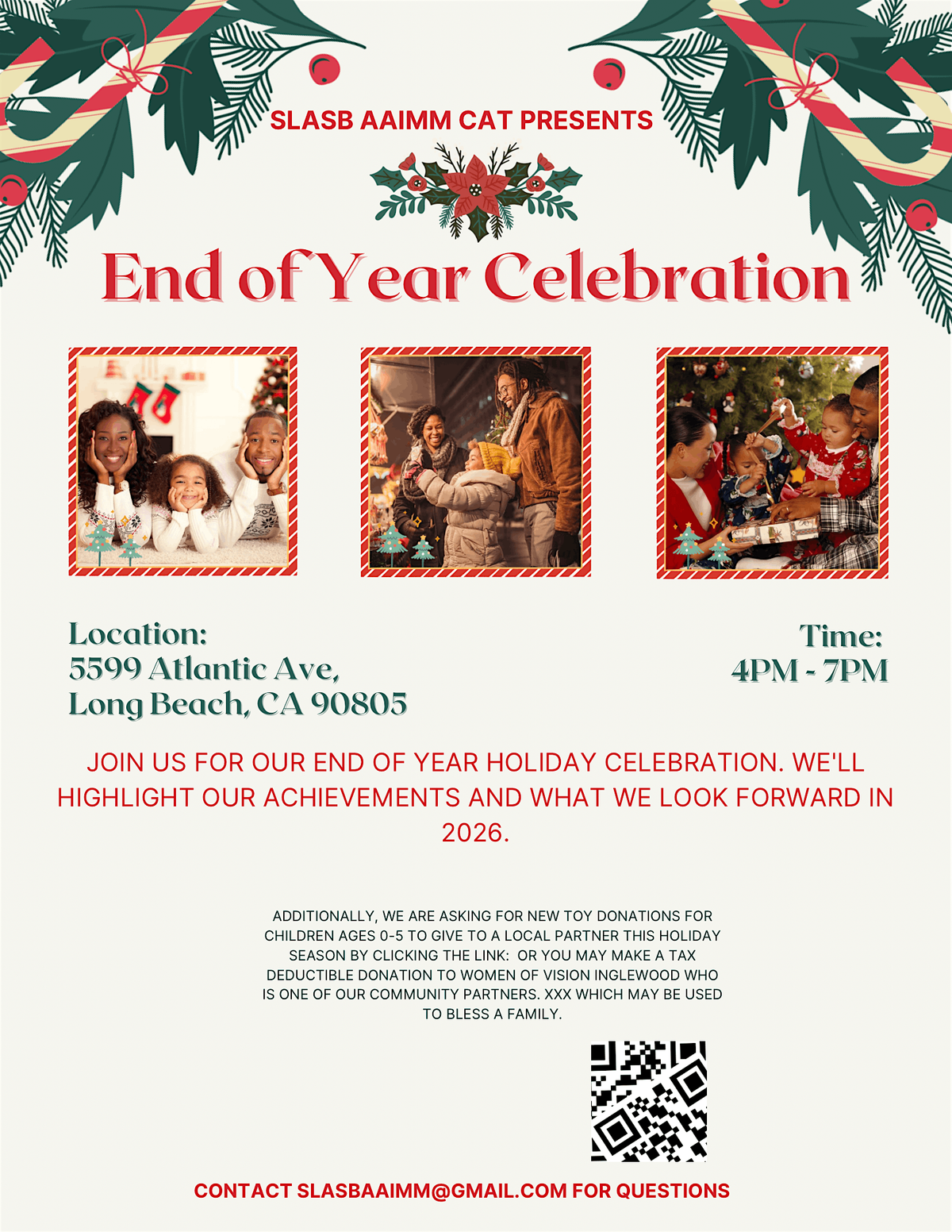 End of Year Celebration, 18 December | Event in Long beach | AllEvents