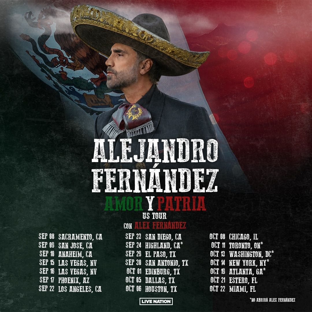 Alejandro Fernandez San Antonio Tickets, 31 May | Event in San Antonio | AllEvents