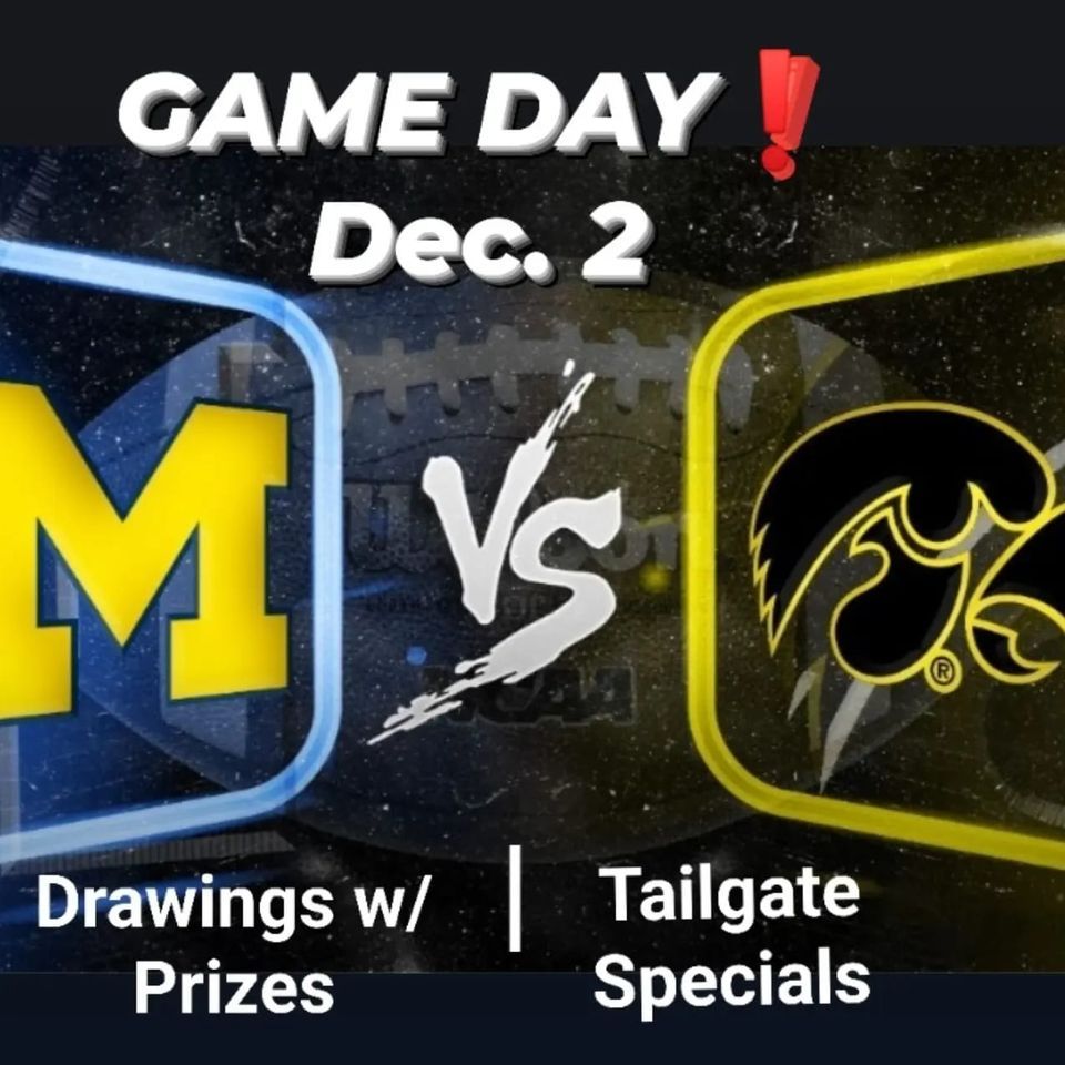 Iowa vs Michigan, 1141/2 West 3rd Street, Davenport, IA, December 2