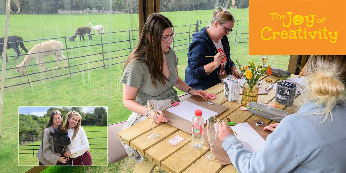 Alpaca Lovers Creative Retreat Day in a Tipi, 12 September | Event in Northallerton | AllEvents
