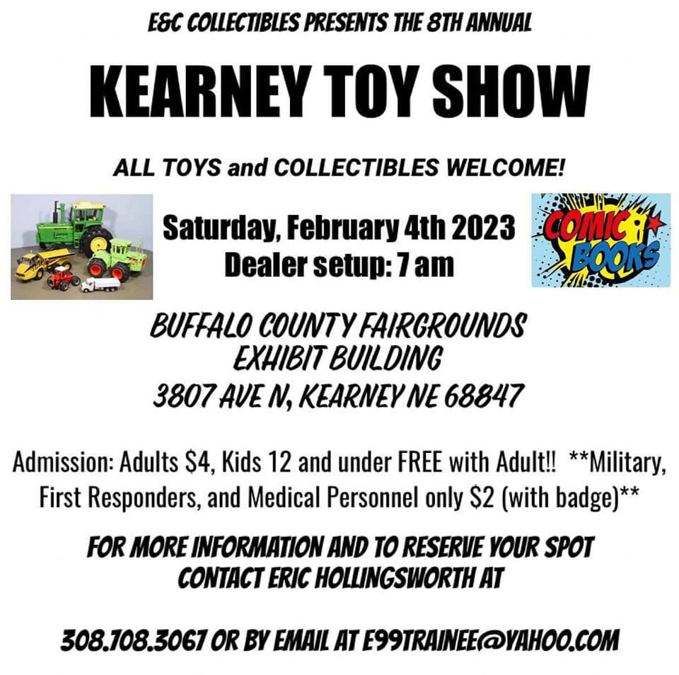 8th Annual Kearney Toy Show Nebraska, Buffalo County Fairgrounds