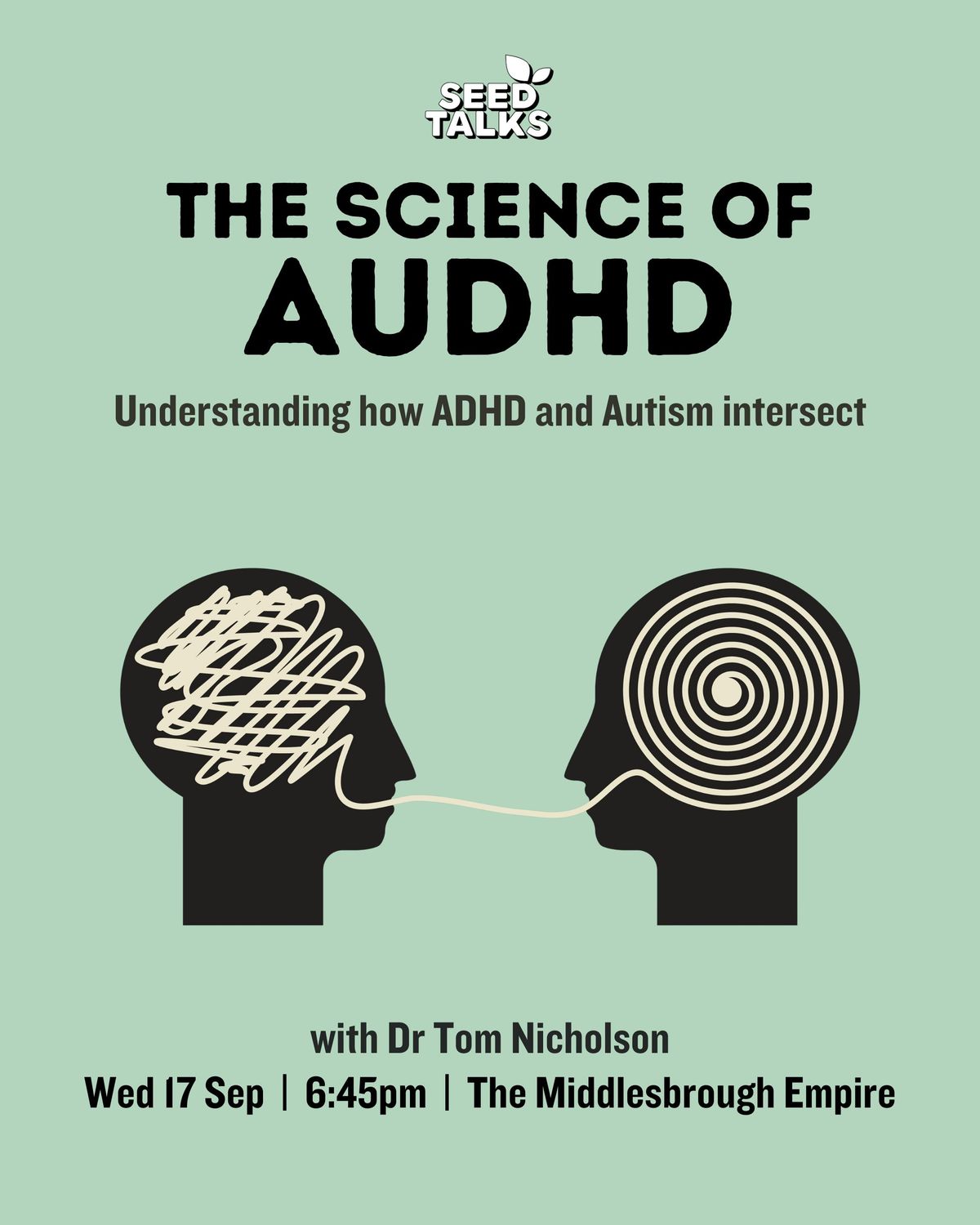 SEED Talks: The Science behind AuDHD, 17 September | Event in Middlesbrough | AllEvents