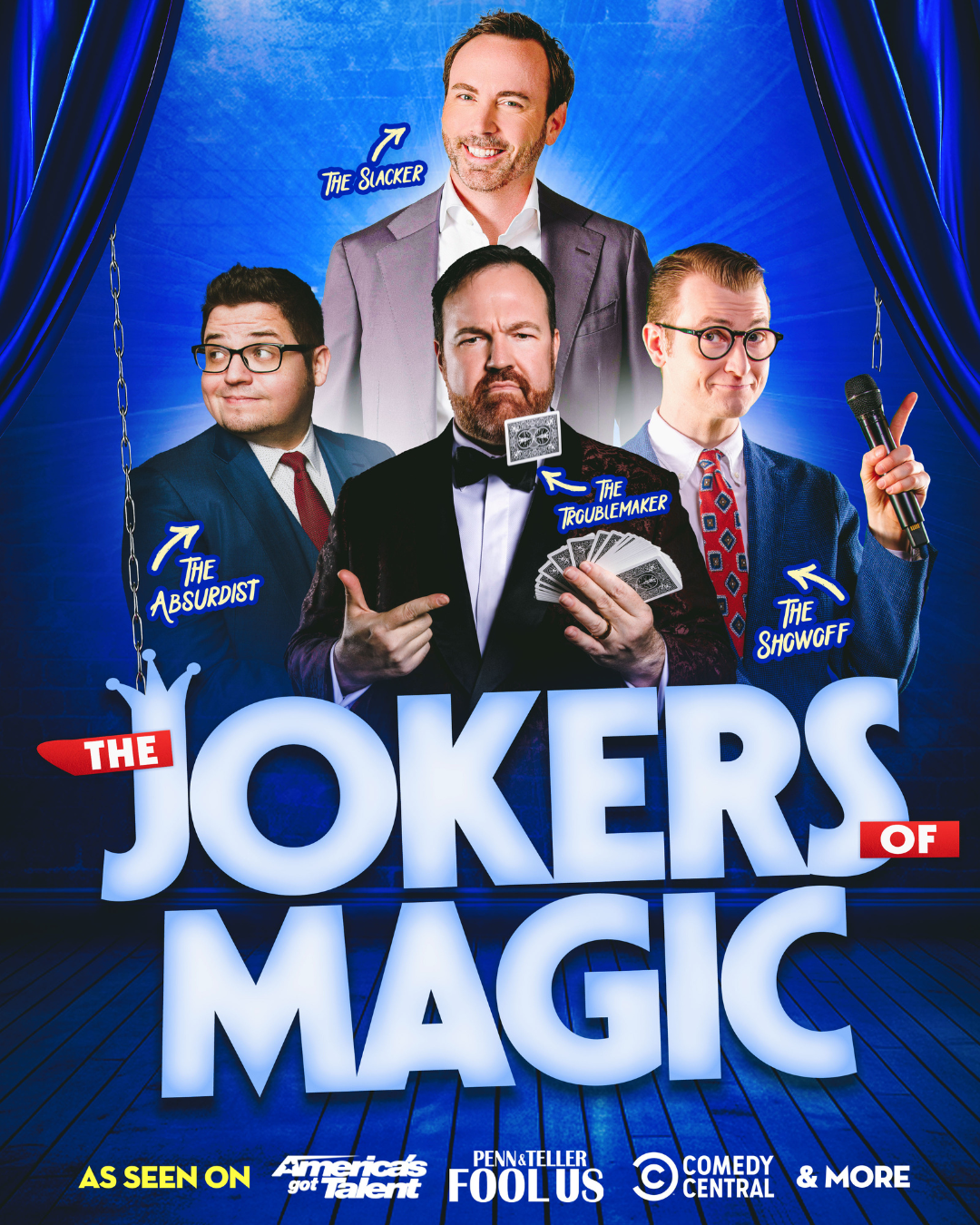 Jokers of Magic at Honeywell Center, 31 January | Event in Wabash | AllEvents