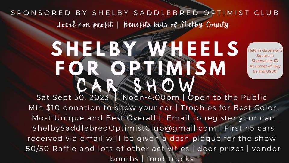 Shelby Wheels For Optimism Car Show, McDonald's (Shelbyville, KY