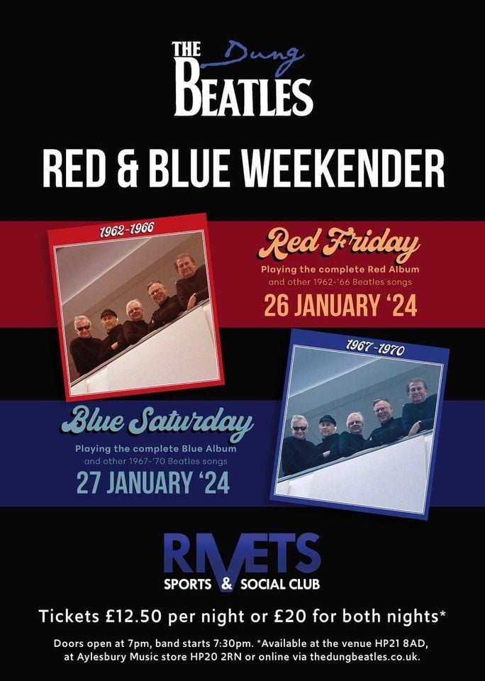 The Dung Beatles Red and Blue Weekender, Rivet Sports & Social Club