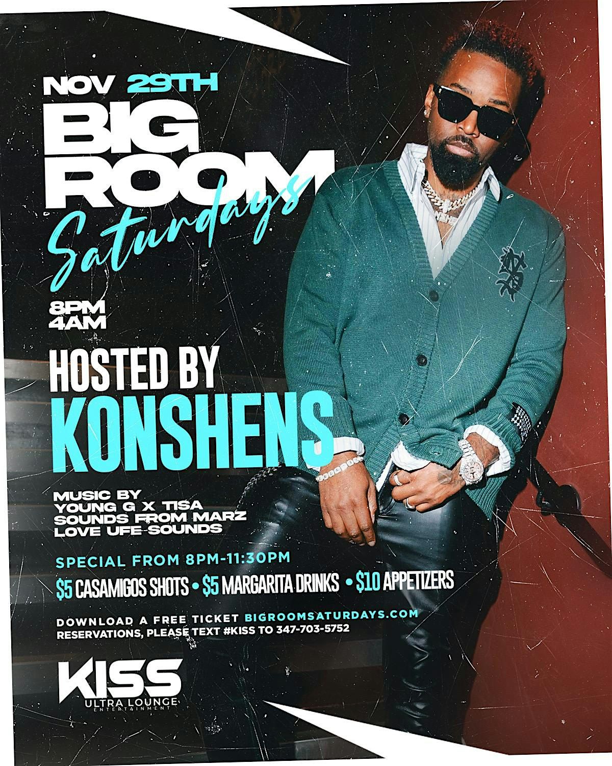 KONSHENS  AT KISS LOUNGE (REGGAE AND SOCA DANCE PARTY) | Event in Queens | AllEvents