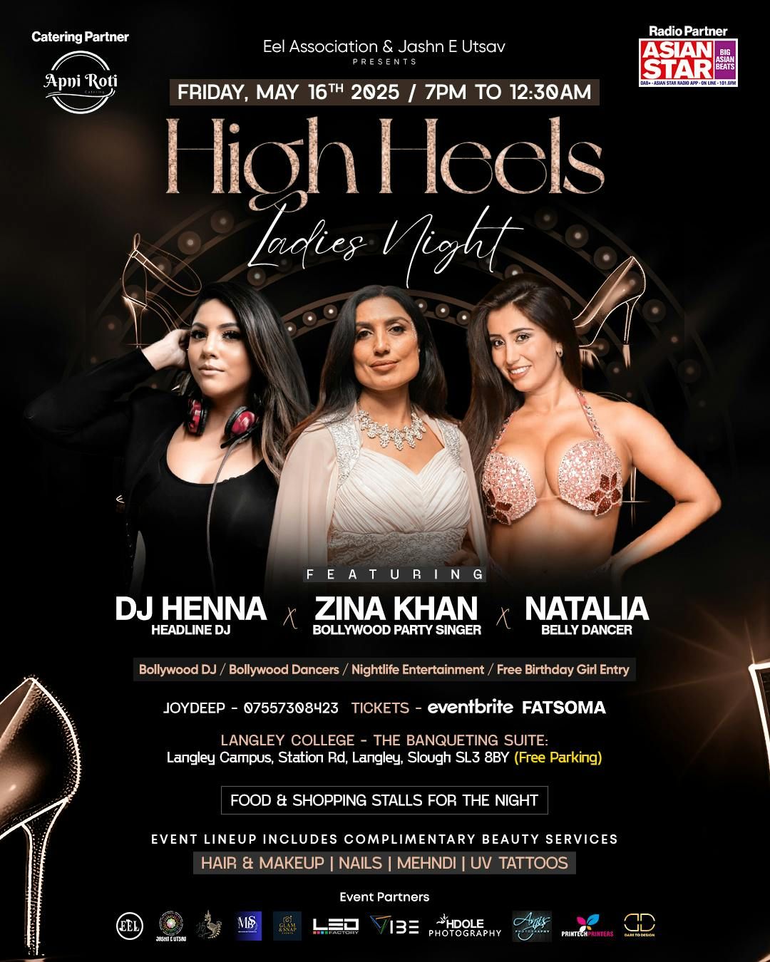 High Heels - The Ladies Bollywood Club Night, 16 May | Event in Slough | AllEvents