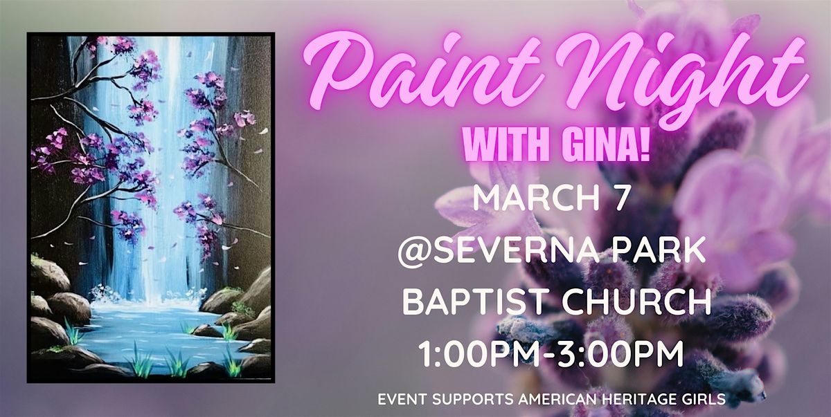 Paint Night Fundraiser for American Heritage Girls, 7 March | Event in Severna Park | AllEvents