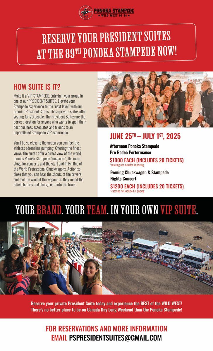 Ponoka Stampede - Monday Package (Afternoon & Evening Performance), 29 June | Event in Ponoka | AllEvents