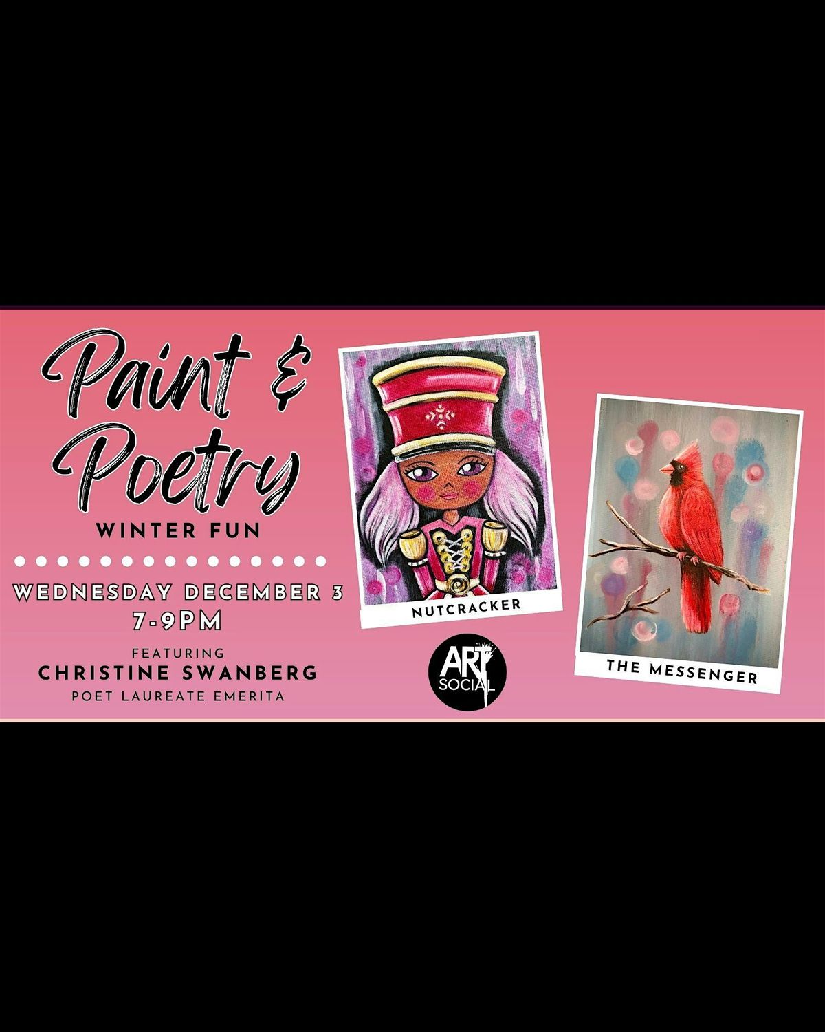 Paint & Poetry Winter Canvas Creation, 3 December | Event in Roscoe Township | AllEvents
