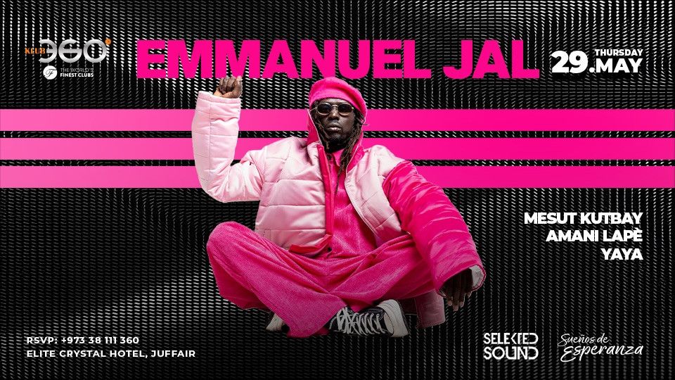 Emmanuel Jal at Klub360, 29 May | Event in Manama | AllEvents